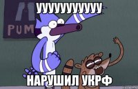 УУУУУУУУУУУ Нарушил УКРФ