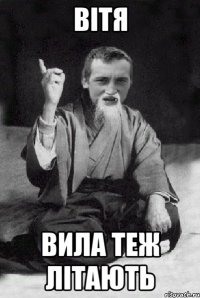 Вітя Вила теж літають