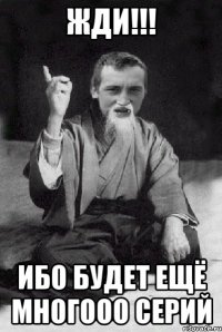 Жди!!! Ибо будет ещё многооо серий