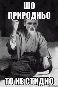 Шо природньо то не стидно