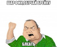 Шарфик,обучай брейку блеать