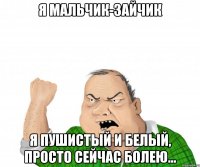 Я МАЛЬЧИК-ЗАЙЧИК Я ПУШИСТЫЙ И БЕЛЫЙ, ПРОСТО СЕЙЧАС БОЛЕЮ...