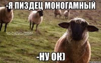 -я пиздец моногамный -ну ок)