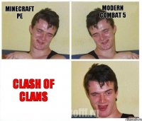 Minecraft Pe Modern Combat 5 Clash of Clans