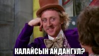 Калайсын Айдангул?