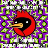 запоминаиш хороший нейронный паттерн ощющения захлестывают целиком