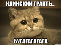 Клинский трактъ... Бугагагагага