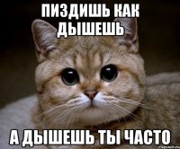Пиздишь как дышешь А дышешь ты часто