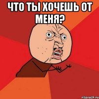 Что ты хочешь от меня? 