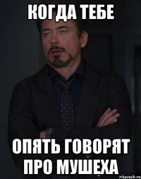 Когда тебе Опять говорят про Мушеха