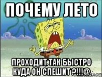 Почему лето Проходит так быстро куда он спешит ?!!!@