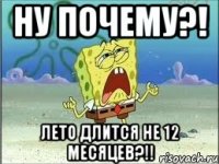 ну почему?! ЛЕТО ДЛИТСЯ НЕ 12 МЕСЯЦЕВ?!!