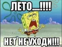 Лето....!!!! Нет не уходи!!!