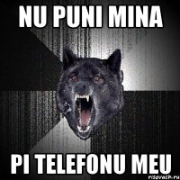 nu puni mina pi telefonu meu