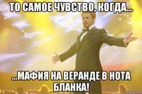 То самое чувство, когда... ...мафия на веранде в Нота Бланка!