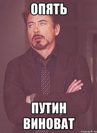 Опять Путин виноват