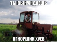 ТЫ ВЫНУЖДАЕШЬ ИГНОРЩИК ХУЕВ