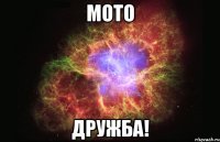 Мото дружба!