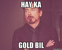 hay ka gold bil