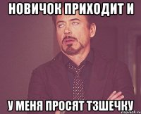Новичок приходит и у меня просят ТЗшечку