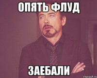 Опять флуд заебали