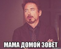  Мама домой зовет