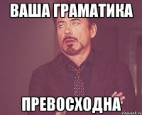 Ваша граматика Превосходна