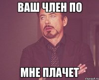 Ваш член по Мне плачет