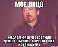 Мое лицо Когда вау флешмоб все люди дружно собрались в срач 1к у всех мои лица мемь