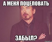 А меня поцеловать Забыл?