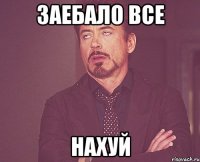 заебало все нахуй