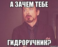 а зачем тебе гидроручник?