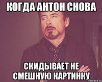 Когда антон снова Скидывает не смешную картинку