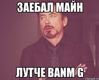 заебал майн лутче Banm g
