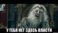  у тебя нет здесь власти