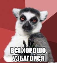  Все хорошо, узбагойся