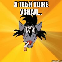 Я тебя тоже узнал... 