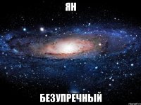 Ян безупречный