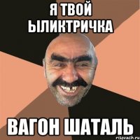 я твой ыликтричка вагон шаталь