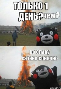 только 1 день? 