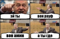 эй ты вон рауф вон амин а ты где