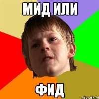 Мид или Фид