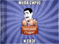 муля сирус и свэг