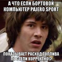 А что если бортовой компьютер Pajero Sport Показывает расход топлива по степи КОРРЕКТНО!?