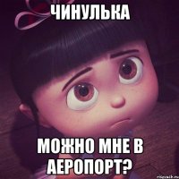 чинулька можно мне в аеропорт?