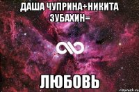 Даша Чуприна+Никита Зубахин= Любовь