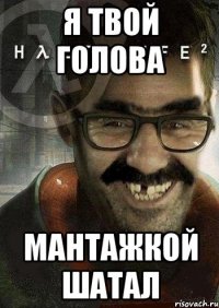 Я твой голова мантажкой шатал