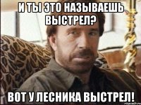 И ты это называешь выстрел? Вот у Лесника выстрел!