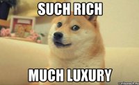 Such rich Much luxury