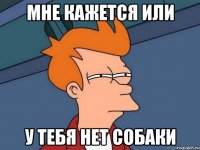 Мне кажется или У тебя нет собаки